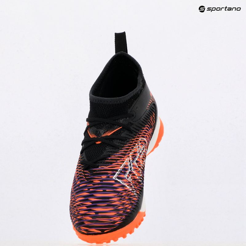 Кросівки футбольні дитячі PUMA Future 8 Match TT + Mid puma black/ puma white/ glowing red 9