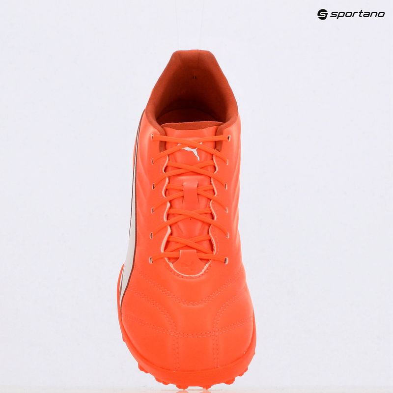 Кросівки футбольні чоловічі PUMA King Pro TT glowing red/ puma white/ red fire 9
