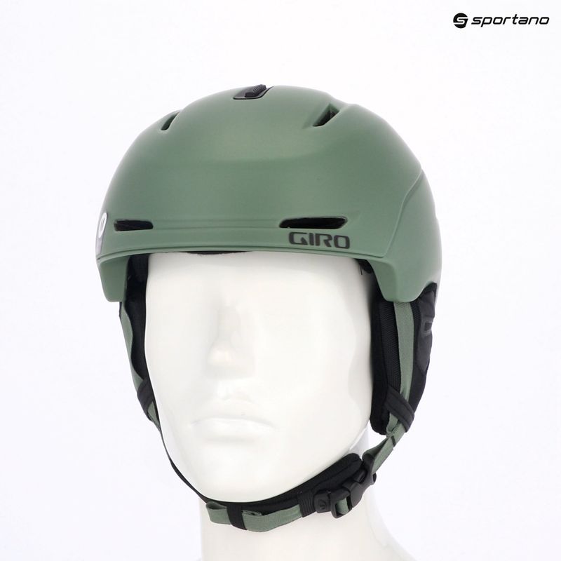 Шолом гірськолижний Giro Neo matte green 7