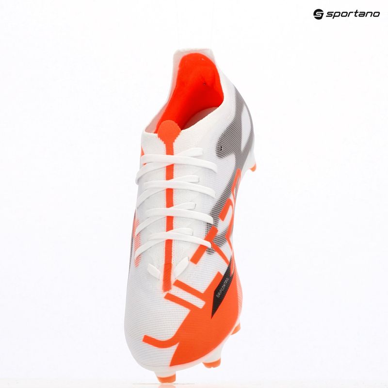 Кросівки футбольні чоловічі PUMA Ultra 5 Match FG/AG puma white/puma black/glowing red 9