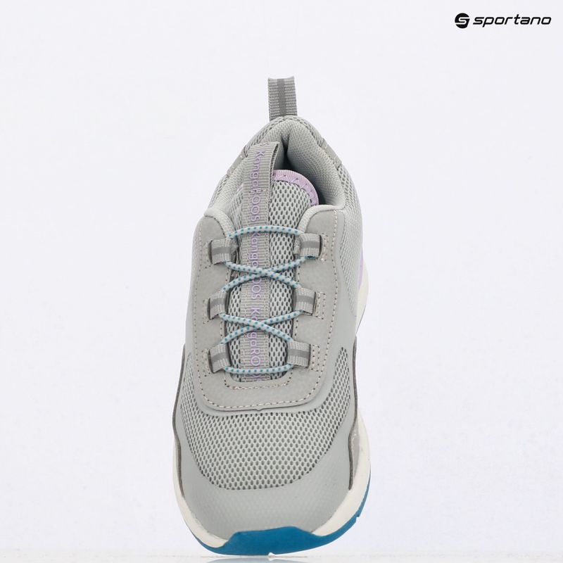 Дитячі черевики KangaROOS KD-Road парові сірі/лавандові 11