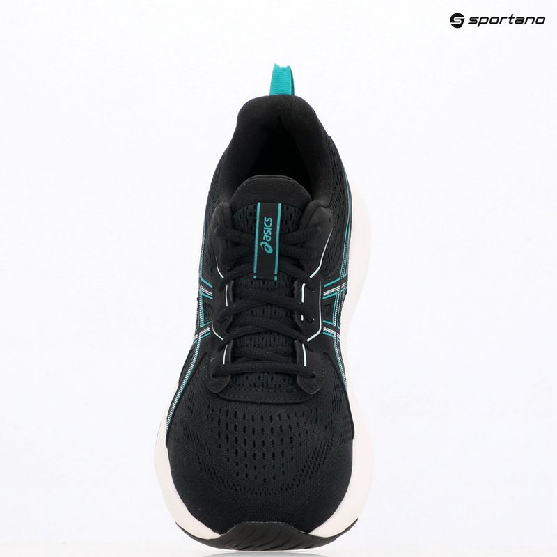 Кросівки для бігу чоловічі ASICS Gel-Contend 9 black/wave teal 16