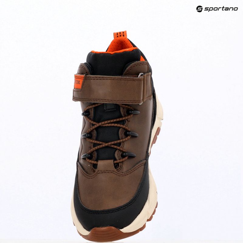 Черевики підліткові Geox Flexyper Plus brown cotto / black 18