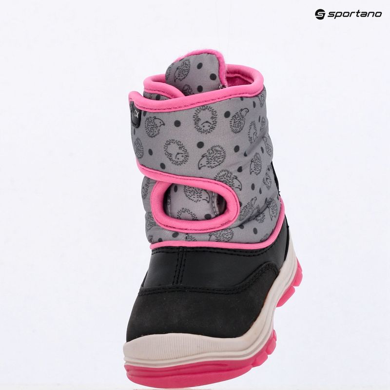 Черевики зимові дитячі Geox Flanfil ABX black / fuchsia 15