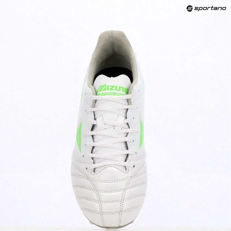 Кросівки футбольні чоловічі Mizuno Morelia Neo IV Pro Mix white/neon green/cool gray 3c 9