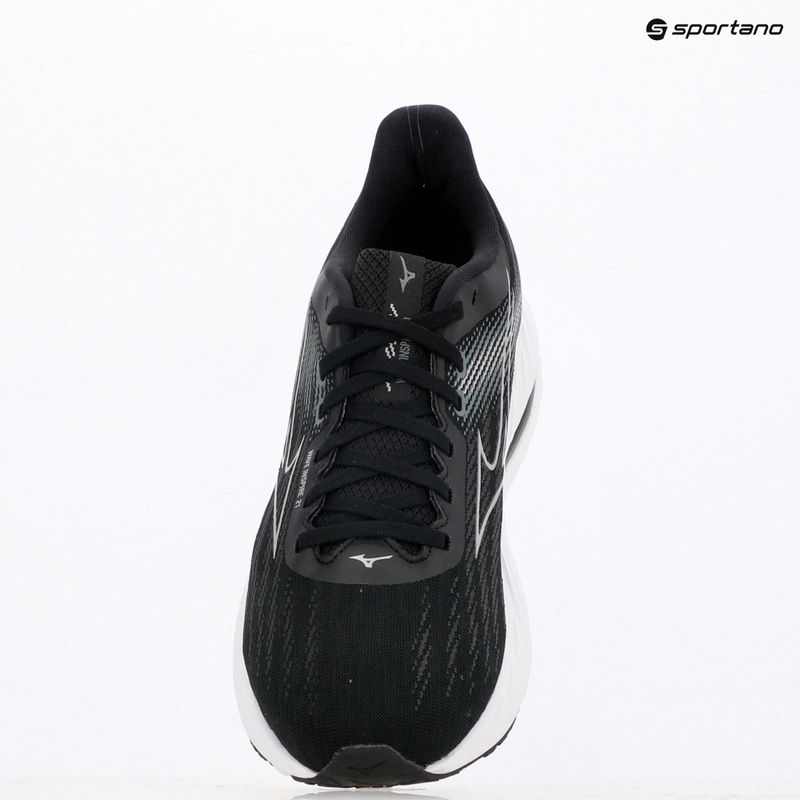Кросівки для бігу чоловічі Mizuno Wave Inspire 21 black/silver/metallic gray 9