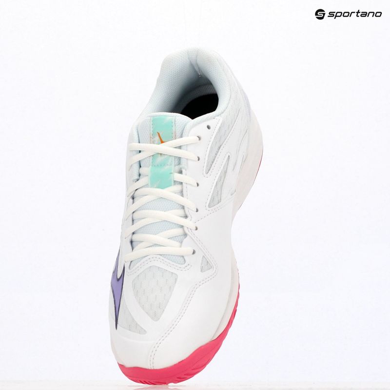 Кросівки волейбольні Mizuno Thunder Blade Z white/violet indigo/camellia rose 11