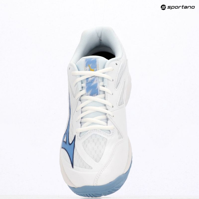 Кросівки волейбольні Mizuno Thunder Blade Z white/bellwether blue/bel air blue 9