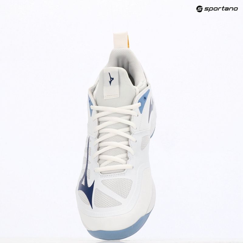 Кросівки волейбольні Mizuno Wave Dimension white/bellwether blue/bel air blue 9