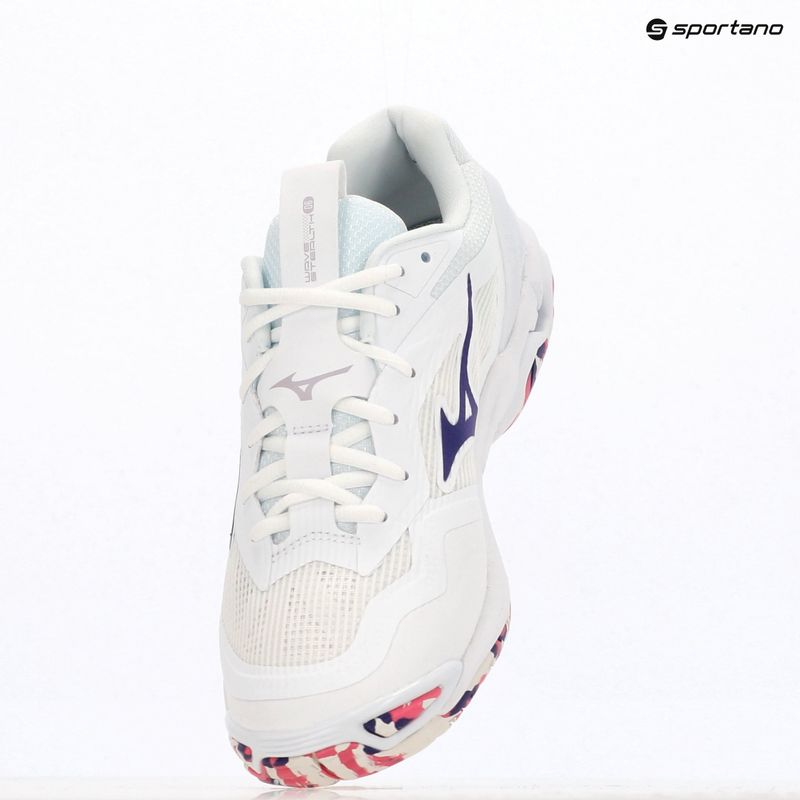 Кросівки Mizuno Wave Stealth 6 white/violet indigo/camellia rose 9