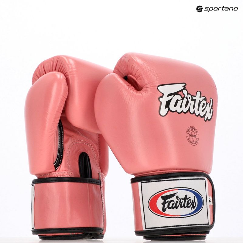 Боксерські рукавички Fairtex Universal "Tight-Fit" Design рожеві 10