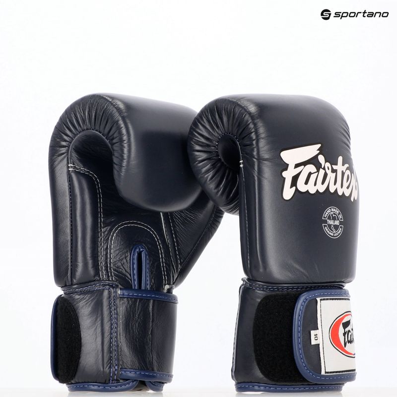 Боксерські рукавички Fairtex Universal "Tight-Fit" Design сині 8