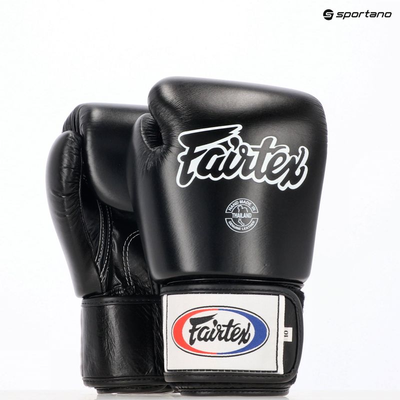 Боксерські рукавички Fairtex Universal "Tight-Fit" Design чорні 8