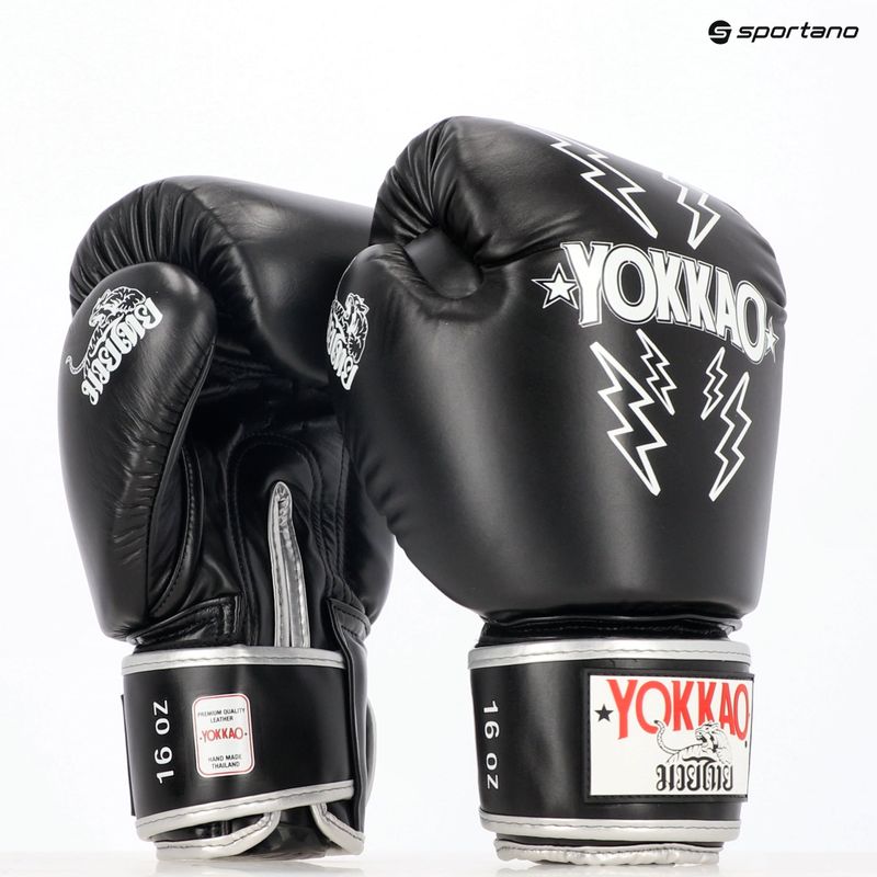 Рукавиці боксерські чоловічі YOKKAO Stadium black 7