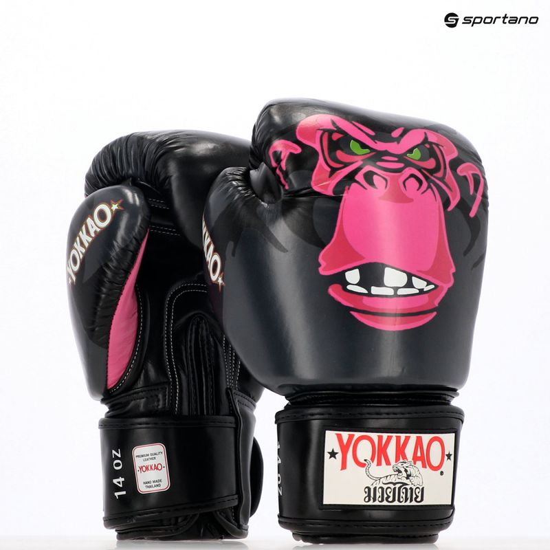 Рукавиці боксерські чоловічі YOKKAO Primate black 12