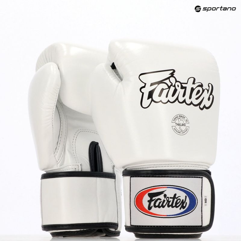Боксерські рукавички Fairtex Universal "Tight-Fit" Design білі 4