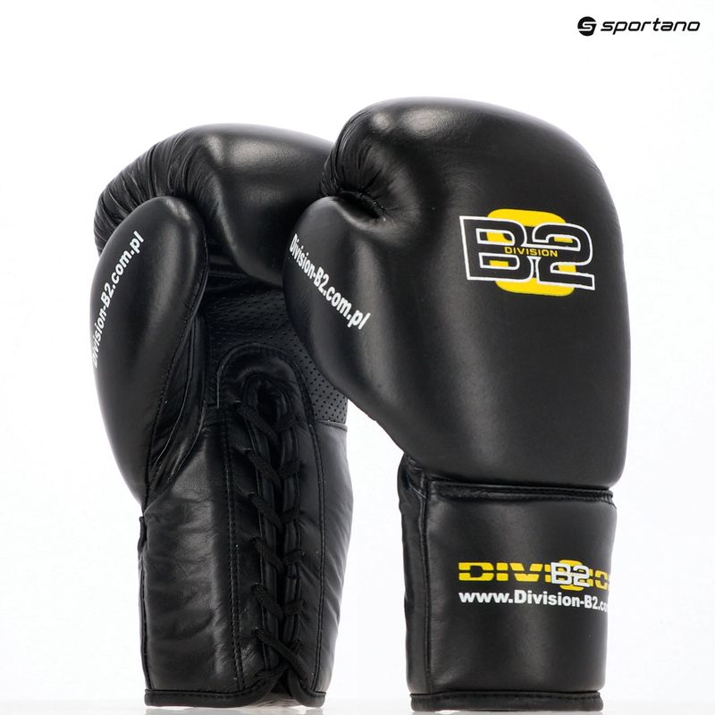 Боксерські рукавички DIVISION B-2 DIV-PFG1500 Pro 3-Layer Foam чорні 12
