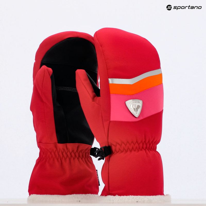 Рукавиці гірськолижні жіночі Rossignol New Piste M ruby red 13