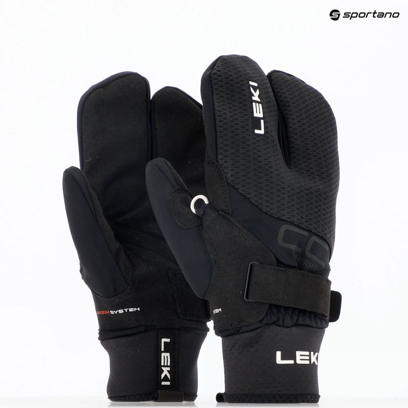 Рукавиці гірськолижні LEKI CC Thermo Shark Lobster (2+2) black 10