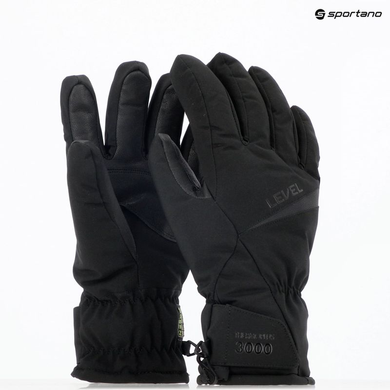 Рукавиці гірськолижні чоловічі Level Alpine black 7