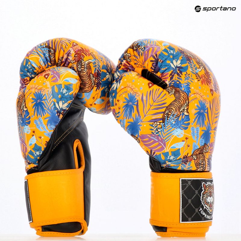 Рукавиці боксерські Top King Boxing Wild Tiger black/yellow 7