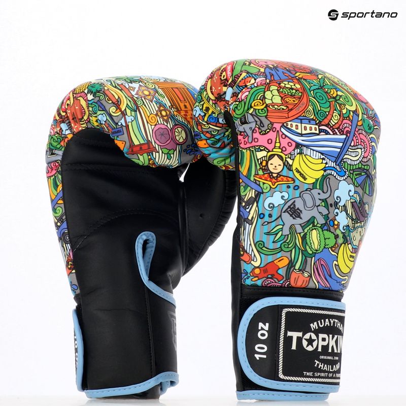 Рукавиці боксерські Top King Boxing Culture black TKBGCT-TH-SL-BK 7