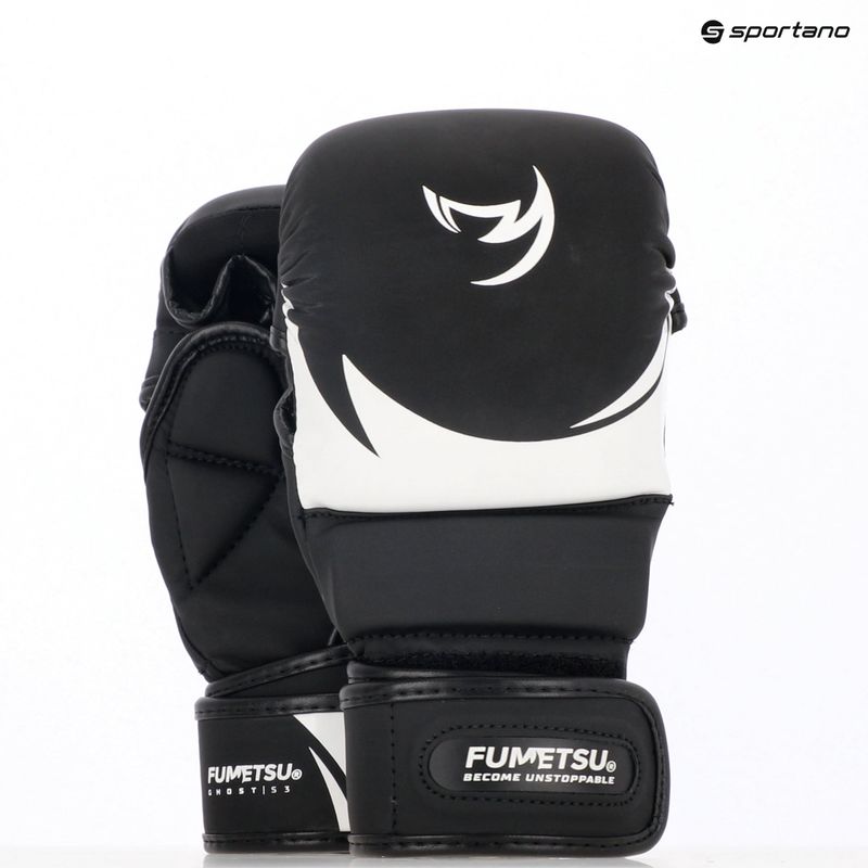 Рукавиці MMA FUMETSU Ghost S3 Sparring black/ white 7