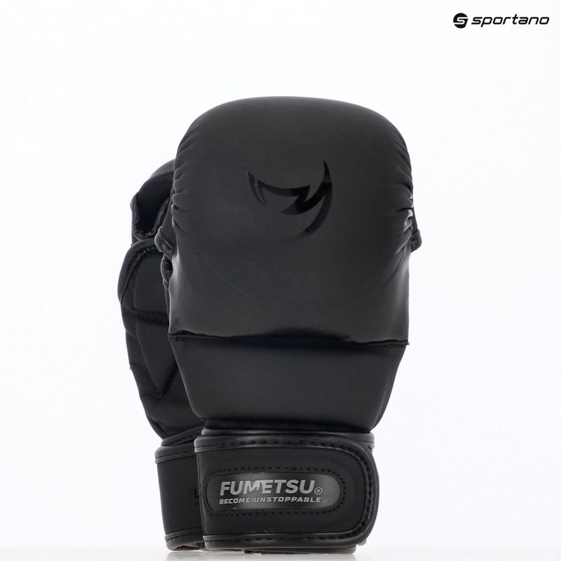 Рукавиці MMA дитячі FUMETSU Ghost S3 Sparring black/ black 7
