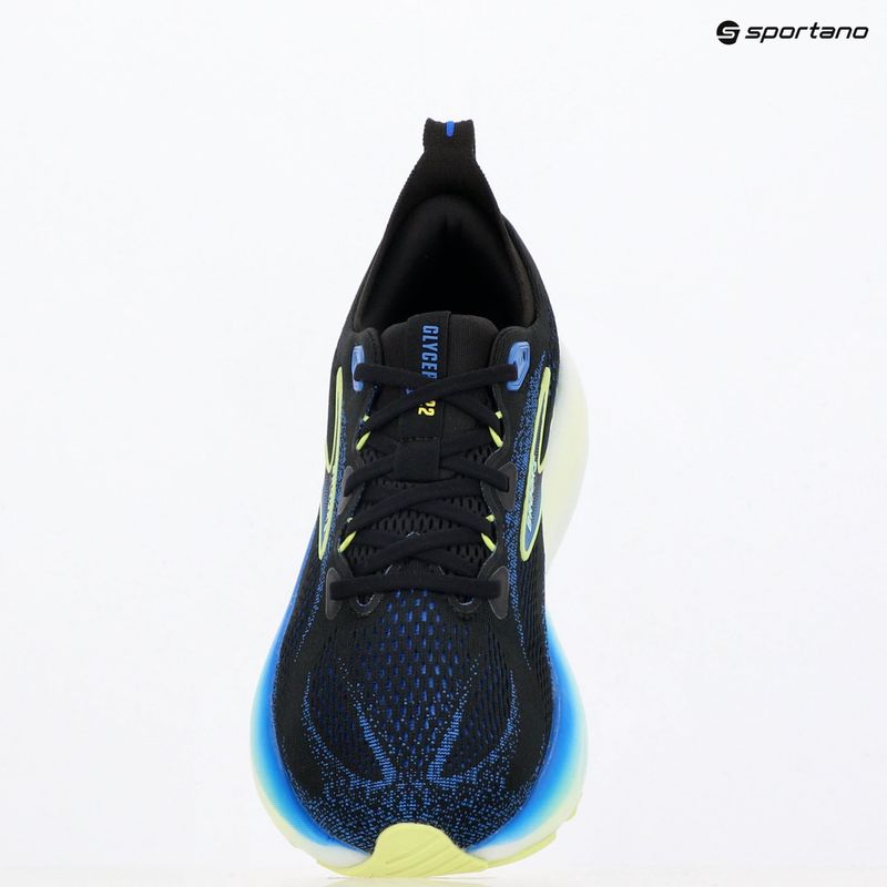 Кросівки для бігу чоловічі Brooks Glycerin 22 black/cobalt/neo yellow 9