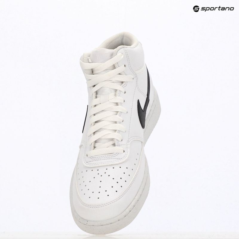 Чоловічі кросівки Nike Court Vision Mid Next Nature білий/білий/чорний 9