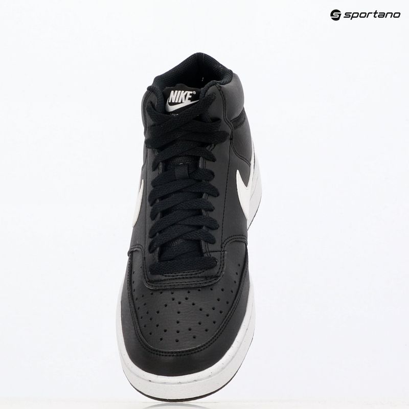 Чоловічі кросівки Nike Court Vision Mid Next Nature чорний/чорний/білий 9