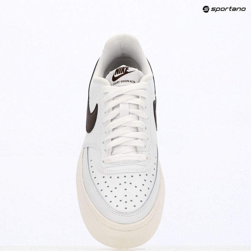 Кросівки жіночі Nike Court Vision Alta white/sail/ baroque brown 9