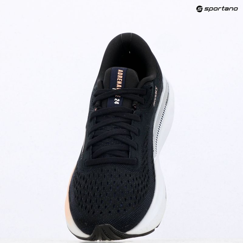 Кросівки для бігу жіночі Brooks Adrenaline GTS 24 black/peach/peacoat 9