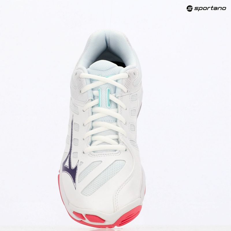 Кросівки волейбольні Mizuno Wave Voltage 2 white/violet indigo/camellia rose 11