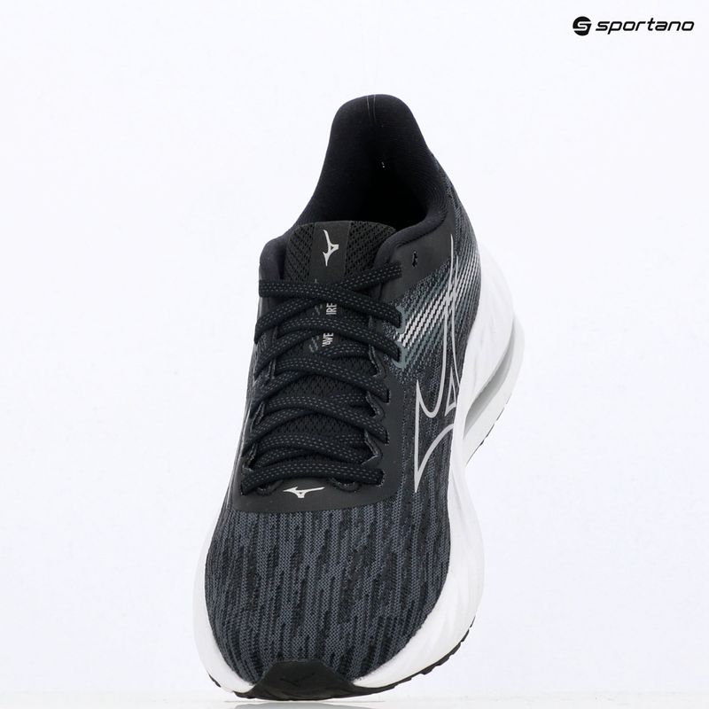 Кросівки для бігу жіночі Mizuno Wave Inspire 21 black/silver/metallic gray 9