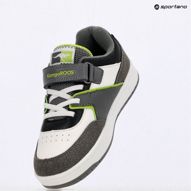 Дитячі черевики KangaROOS K-CP Bounder EV сталевий сірий/неоновий зелений 9