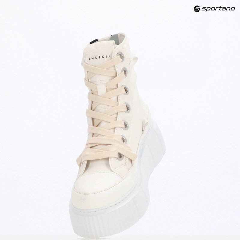 Кросівки жіночі INUIKII Matilda Canvas High white 11