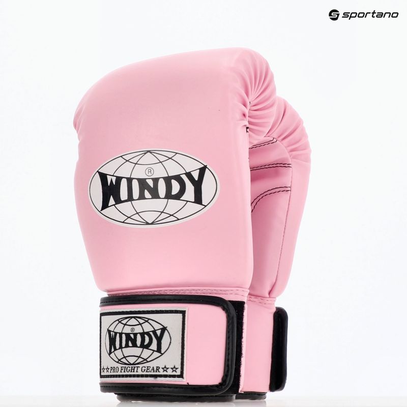 Рукавиці боксерські WINDY Classic Synthetic Leather pink 8