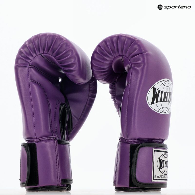 Рукавиці боксерські WINDY Classic Synthetic Leather purple 8