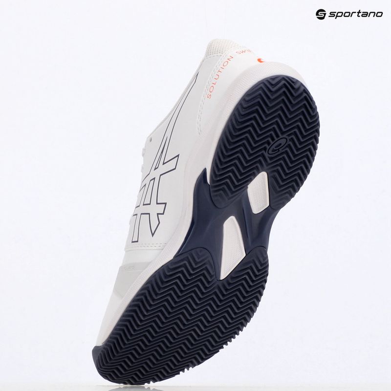 Кросівки тенісні чоловічі ASICS Solution Swift FF 2 Clay white/ nova orange 9