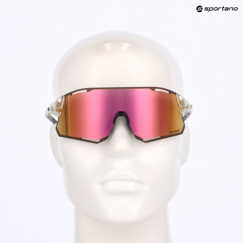 Сонцезахисні окуляри Tifosi Rail Race Clarion crystal clear/clarion rose/clarion clear 8