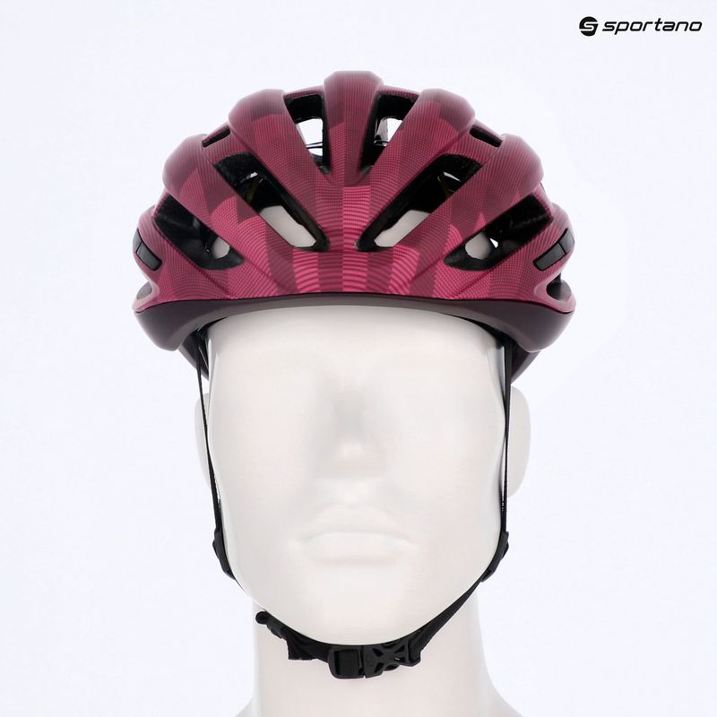 Шолом велосипедний Giro Agilis Integrated MIPS matte dark cherry towers 13