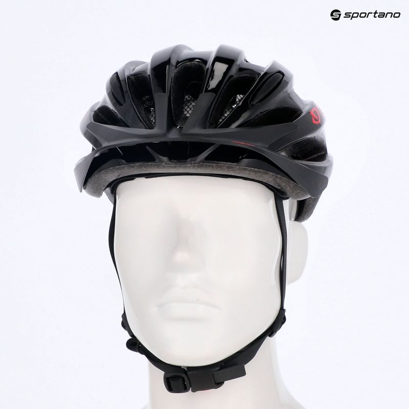 Шолом велосипедний Giro Revel black bright red 11