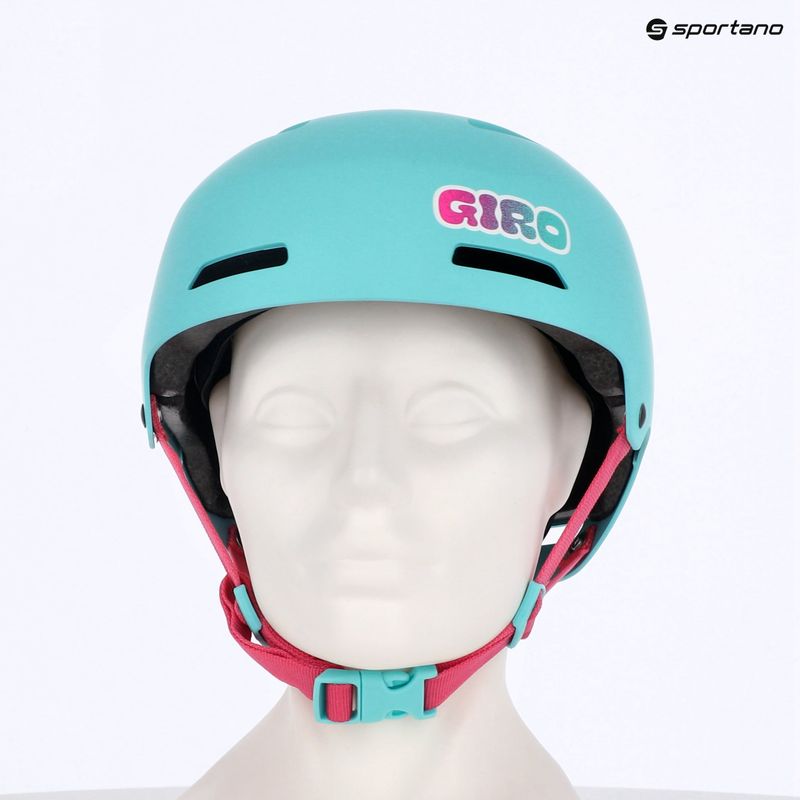 Шолом велосипедний дитячий Giro Dime FS matte screaming teal 7
