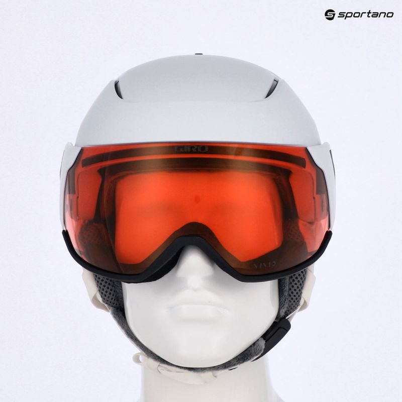 Шолом гірськолижний Giro Aria Spherical S2 matt white/vivid cooper 10