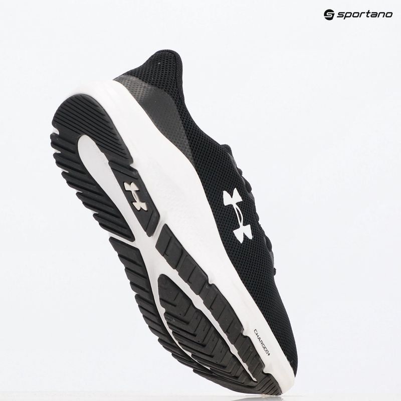 Кросівки для бігу чоловічі Under Armour Charged Pursuit 4 black/black/white 9