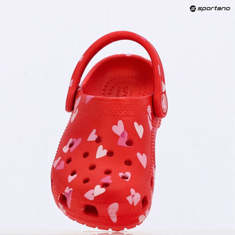 Шльопанці дитячі Crocs VDay Clog Toddler cherry red 10