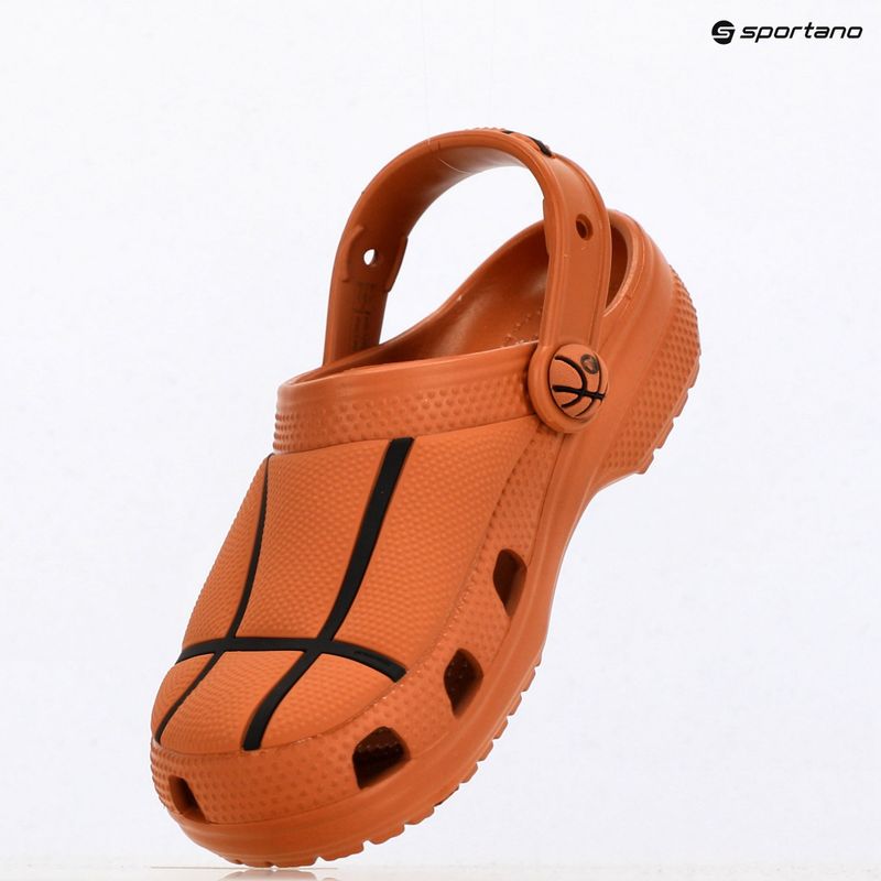 Шльопанці дитячі Crocs Classic Basketball Clog K sienna 8