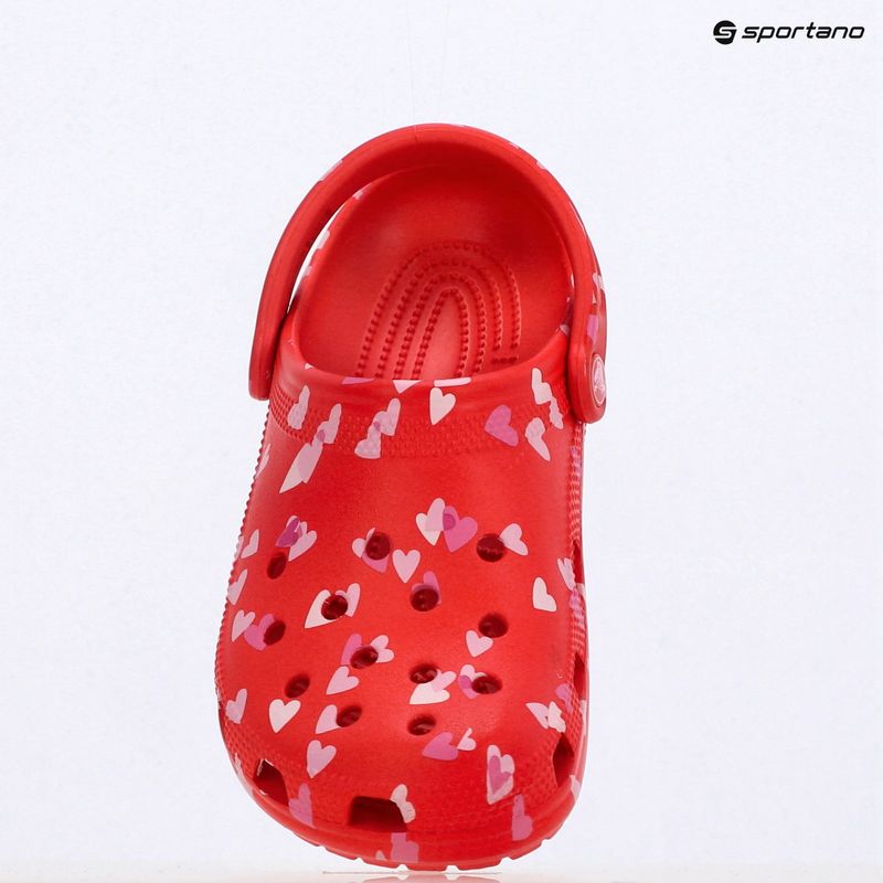 Шльопанці Crocs Classic Valentines Day Clog cherry red 8