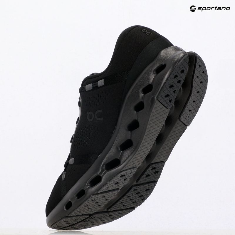 Кросівки для бігу чоловічі On Cloudsurfer 2 black/black 9